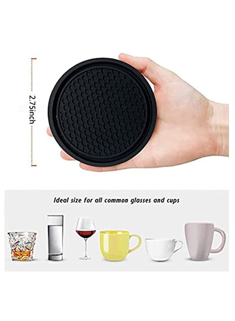 SYOSI Car Cup Coaster 2PCS Accessories Anti Slip Insert Suitable for Most Interior - Image 4