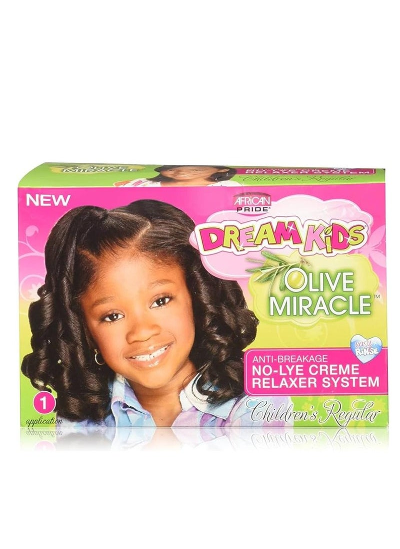 African Pride - Dream Kids Olive Miracle No-Lye Relaxer - Regular - Image 1