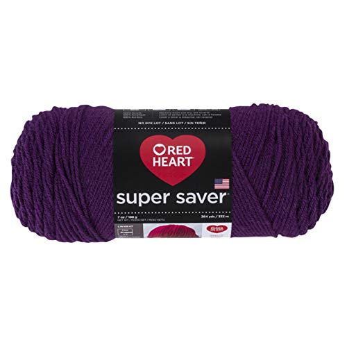 RED Heart 285412 Super Saver Yarn Dark Orchid