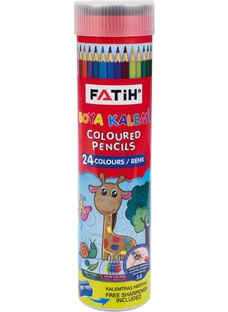 Fatih 24 Colors Full Size Metal Tube Dry Paint (33224)  - Image 1