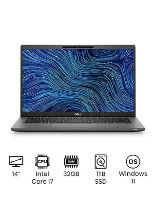 Latitude 7420 Business And Professional (Upgraded Version) Laptop With 14-Inch Full HD Display, Core i7-1165G7 Processor /32GB RAM/1TB SSD/Intel Iris Plus Graphics /International Version English/Arabic Black