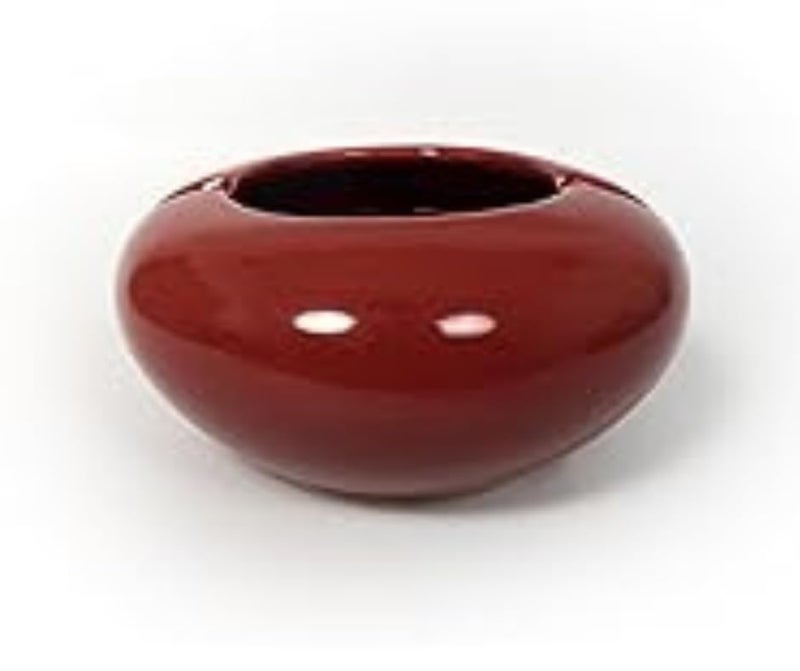 KALAKRITI Crafts Concrete Ashtray for Desktop Décor indoor Out Door Patio Office Home COLOR-Maroon,ashtrays for cigarettes,ashtray for home,ashtray for home,ashtray for smoking (Pack of 1) - Image 1