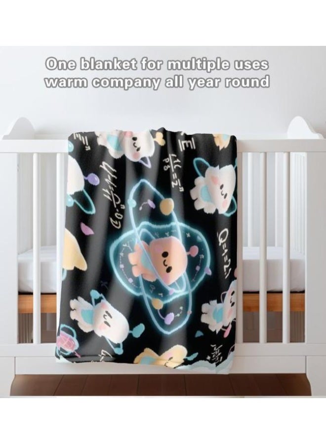 عام بطانية رقيقة من الفانيلا (حرارة ومريحة، ومناسبة للنوم واستخدام اللعبة والغبار والرمل) 150 سم * 200 سم - 874 - Image 5