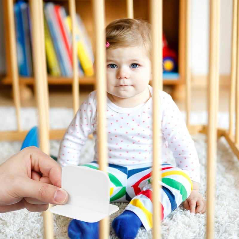 Vaguelly 4PCS Adhesive Furniture AnchorsAnti Tip Furniture Wall Anchors for Baby Proofing Plastic Playpen Stabilizer Home Supplies for Child Safety - Image 2