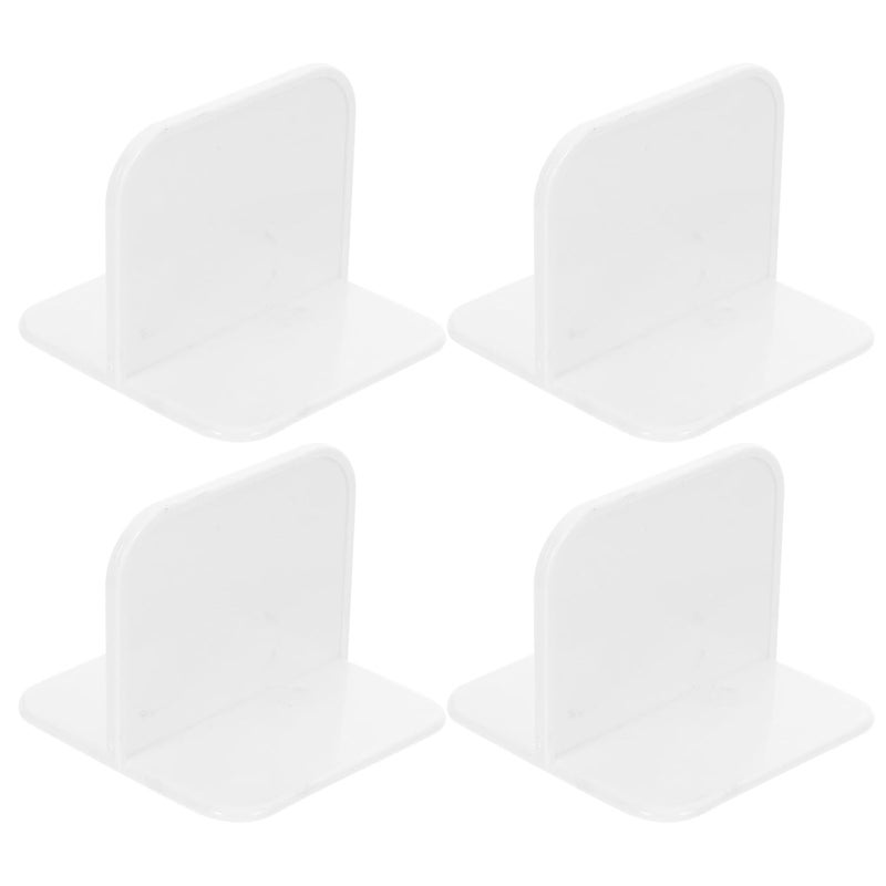 Vaguelly 4PCS Adhesive Furniture AnchorsAnti Tip Furniture Wall Anchors for Baby Proofing Plastic Playpen Stabilizer Home Supplies for Child Safety - Image 1