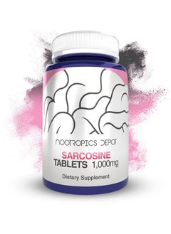 Nootropics Depot Nootropics Depot Sarcosine Tablets | Chewable | 1000mg | 60 Count  - Image 1