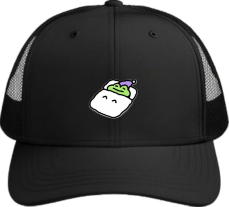 Frog Plain unisex baseball cap Black 30