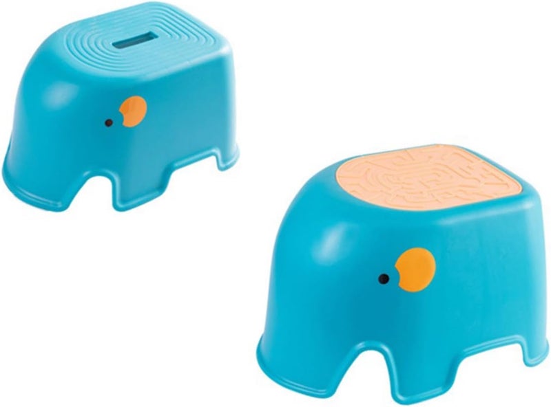 Amosfun 2pcs Boys and Girls Stool for Toddlers Non-Slip Step Stool Bathroom Footstool Safety Feature - Image 1