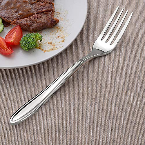 Jekiyo Stainless Steel Dinner Forks, 8 Inch, 12 Pieces Table Fork - Image 3