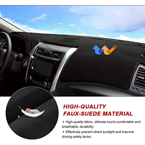 Autorder Dashboard Cover Mat for 2013-2018 Nissan Altima Accessories Dash Cover Flannel Dash Mat Sunshade Glare UV Rays Protector - Image 5