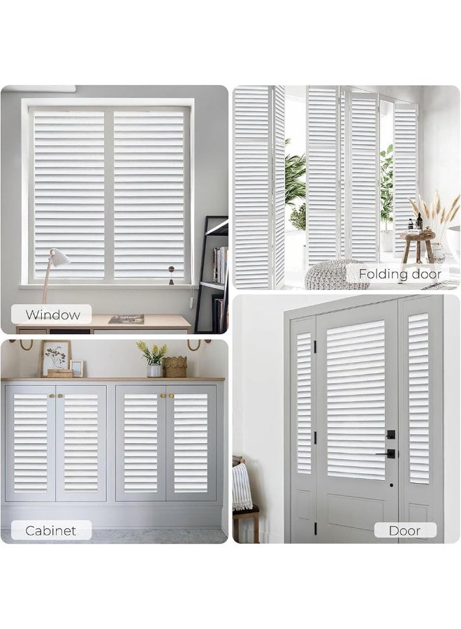 جيه زد اس غشاء الخصوصية من JZS، ملصقات نافذة مزخرفة بألوان قوس قزح، ملصقات ثابتة مانعة لأشعة الشمس لديكور الغرفة والمنزل، غطاء زجاجي غير لاصق، 45 × 200 سم، طراز فينيسي تقليدي - Image 5