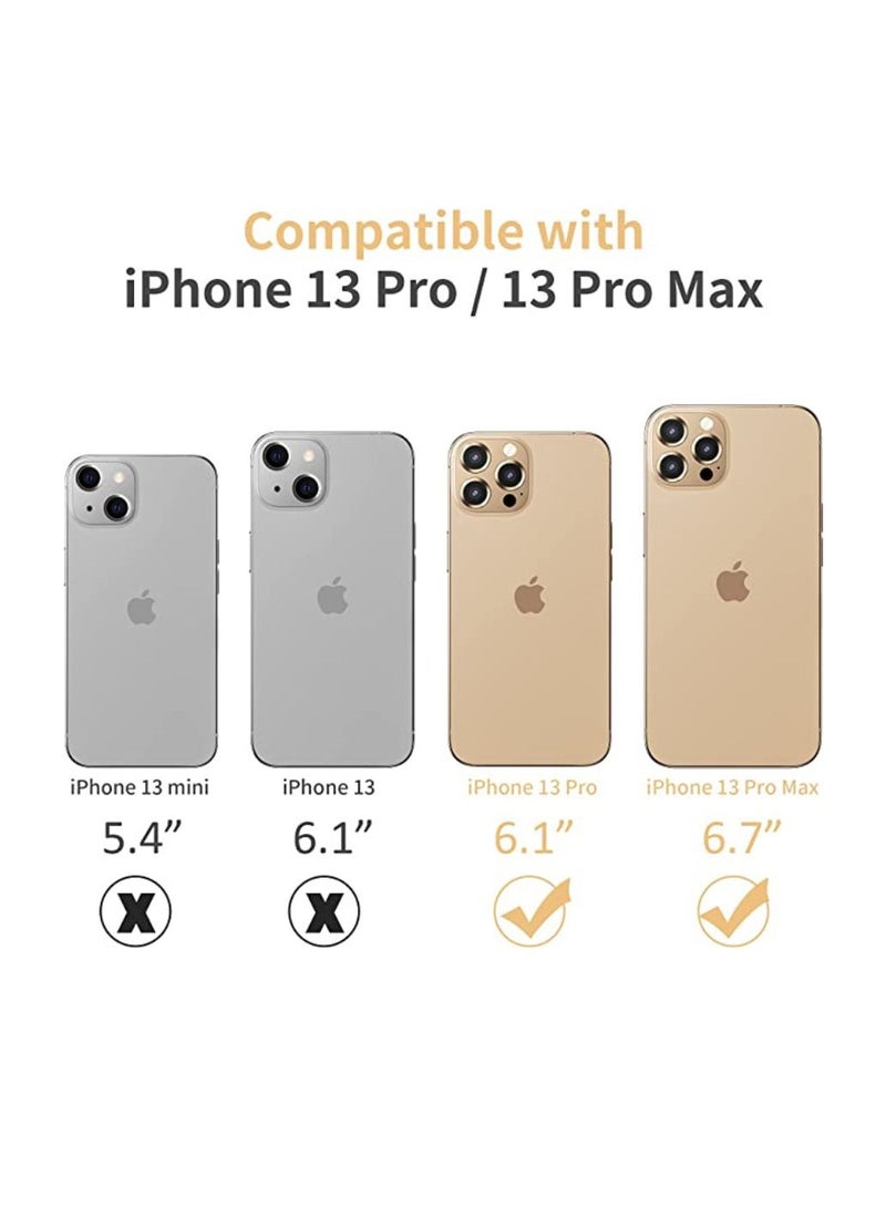 Digi Core واقي عدسة كاميرا iPhone 13 Pro متوافق مع Apple iPhone Keep الأصلي للكاميرا HD Glass iPhone 13 Pro Max واقي عدسة الكاميرا ذهبي - Image 2
