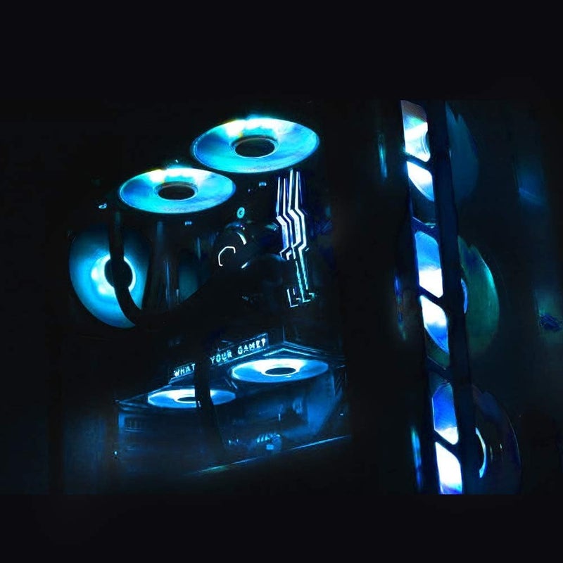 Antec 120mm Case Fan, RGB Case Fans, Single RGB Fans, PC Fan, 4-PIN RGB, F12 Series with Advanced Lighting Effects and PWM Control - Image 2