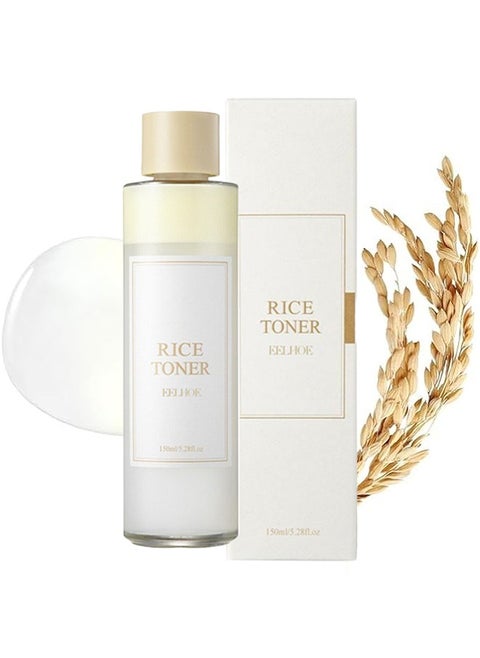 Rice Toner, 77.78% Rice Extract, Effectively Replenish Nutrients Improve and Repair Skin 150ml
