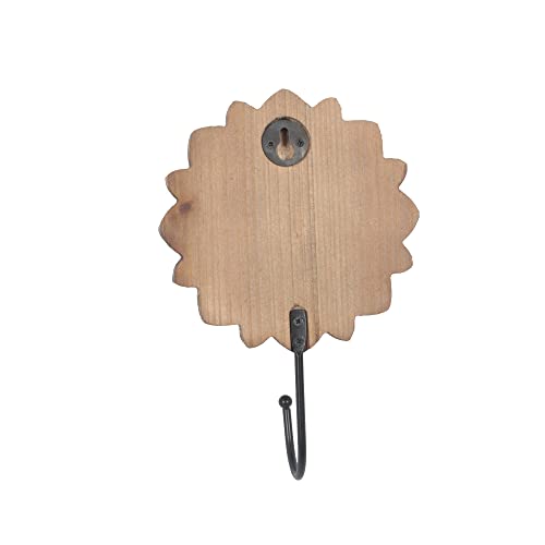 dwellington Flower Towel Hooks Decorative Hooks Hanger for Hanging Clothes, Keys, Towels - Decorative Wall Mount Hook Command Single Rack for Entryway, Bathroom, Kitchen - Image 4