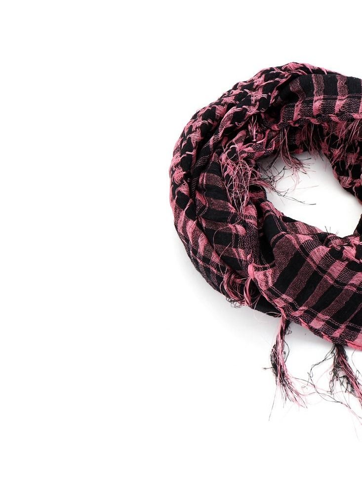 Loquat - Wind-Proof And Sand-Proof Warm Scarf Pink - Image 1