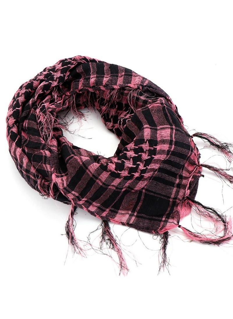 Loquat - Wind-Proof And Sand-Proof Warm Scarf Pink - Image 1