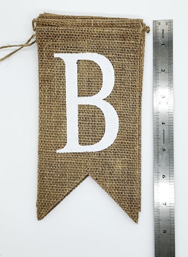 Doczen Baby Boy Burlap Banner with Light Blue Heart, Baby Shower and Gender Reveal Party Decorations - Image 2
