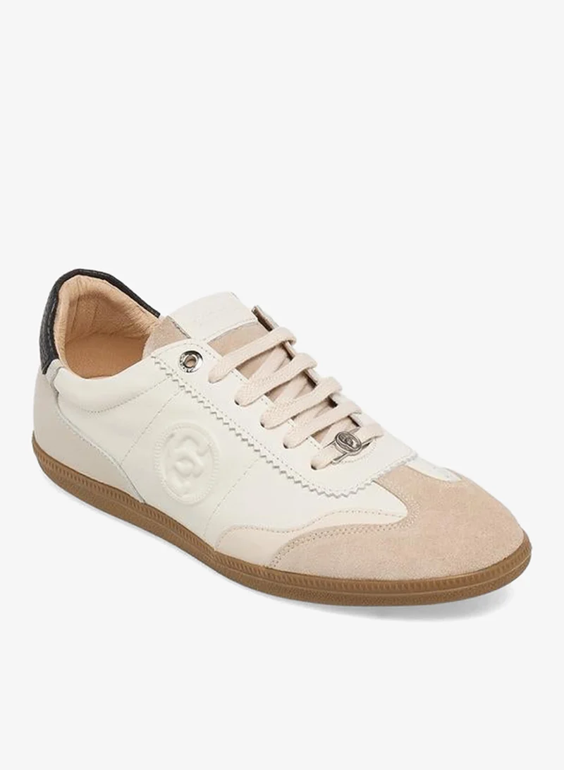 Carmela Women Lace-Up Leather Ankle Sneakers