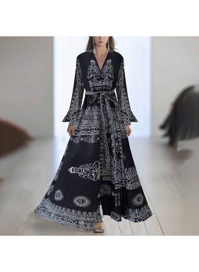 general 2025-2026 Shein Temu Print Dress - Image 1