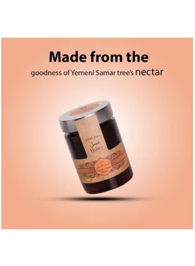 Al Malaky Royal Natural Pure Raw Emirates Samar Honey 400g - Image 4