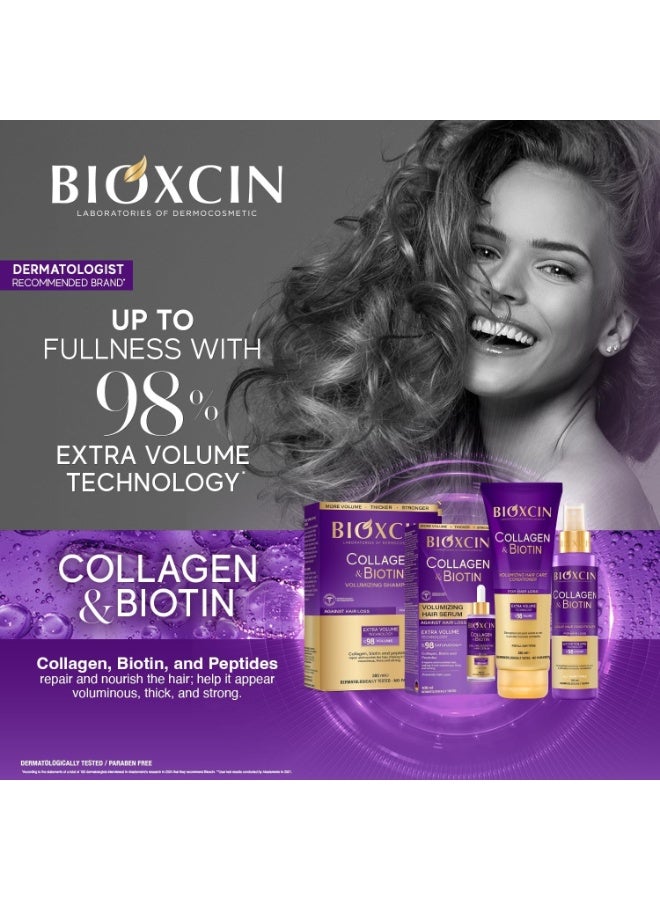 بيوكسين شامبو بيوكسين كولاجين بيوتين لتكثيف الشعر للشعر الخفيف والضعيف، 300 مل مع عبوة هدايا مجانية 100 مل - Image 3