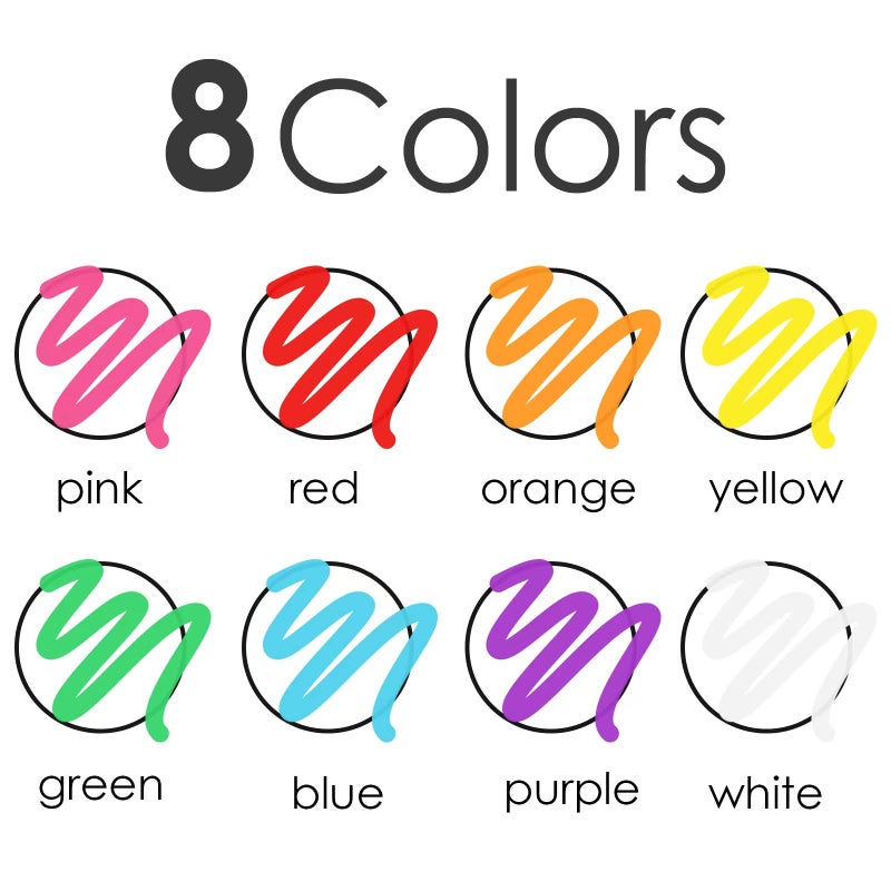 GOTIDEAL Liquid Chalk Markers, Fine Tip 8 Colors Washable Window Chalkboard Glass Pens, Paint and Drawing for Car, Blackboard, & Bistro,Kids and Adults, Non-Toxic,Wet Erase - Reversible Tip - Image 2
