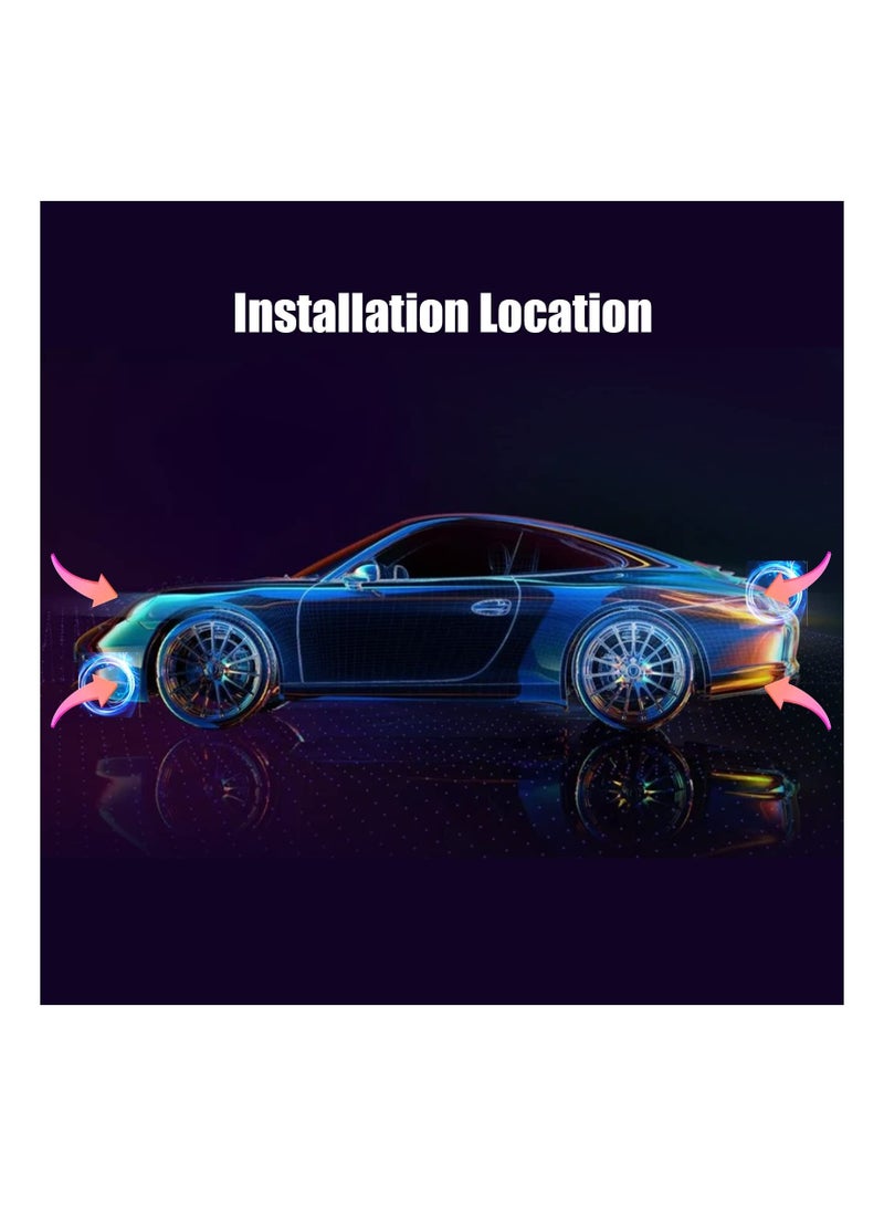 8Pcs Car Front Rear Bumper Protector Strip, Universal Carbon Fiber Textured Rubber Bumper Protector Strip, Suitable for Cars, SUVs, Trucks Bumper Protection Trim (Black) - Image 4