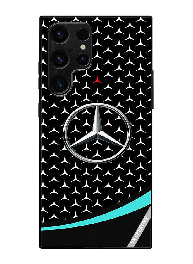 غطاء حماية لجهاز سامسونج جالاكسي S25 ألترا تصميم مرسيدس AMG بتروناس F1 متعدد الألوان