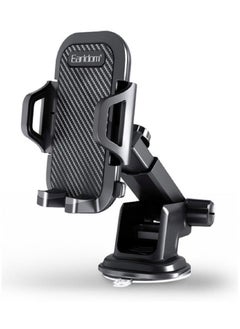 Suction Cup 360° Rotating Universal Car Holder Mount for Smartphone – Adjustable Windshield & Dashboard Mount, Secure Grip, Easy Access for GPS and Calls, ET-EH59