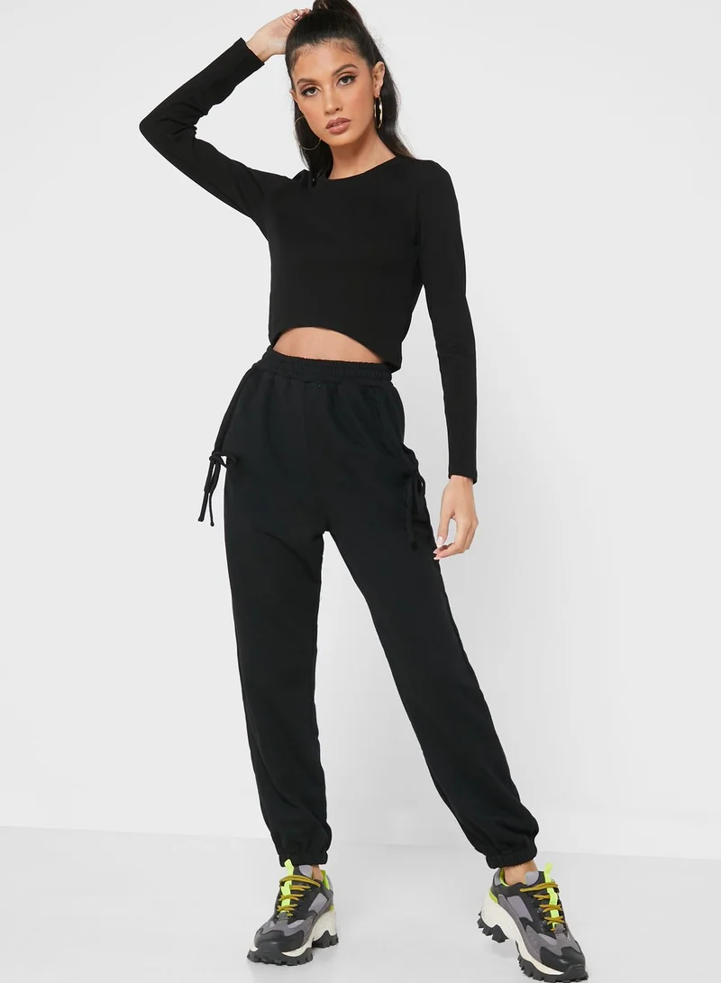 Ginger Curved Underbust Crop Top