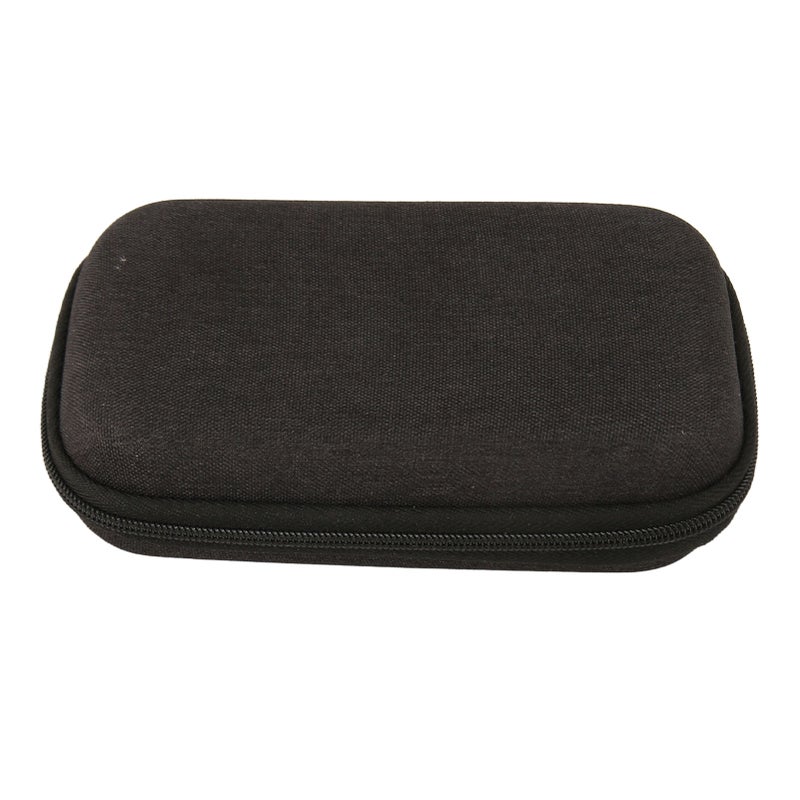 Mini EVA Storage Bag Shockproof Portable Universal Small Pouch for Wired Earbuds USB Cable Wall Charger Adapter Black - Image 4