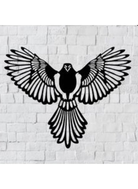 Mrc Gift Basket Eagle Wall Decoration Personalized if requested (Sent with Name) 50 cm