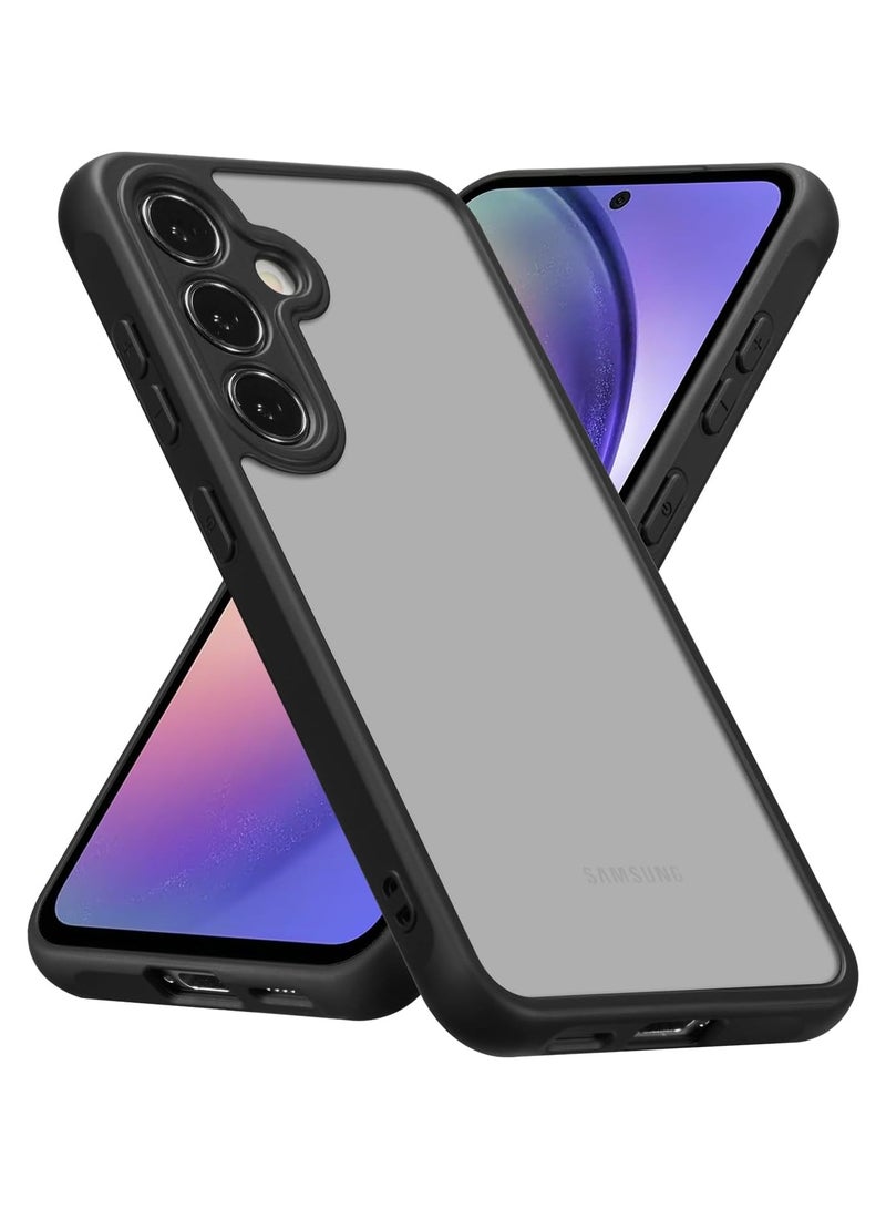 Case for Samsung Galaxy A56 - Slim Translucent Frosted Case,  Protection, Skin-Friendly, Black  - Image 1