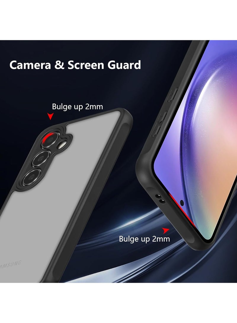 Case for Samsung Galaxy A56 - Slim Translucent Frosted Case,  Protection, Skin-Friendly, Black  - Image 2