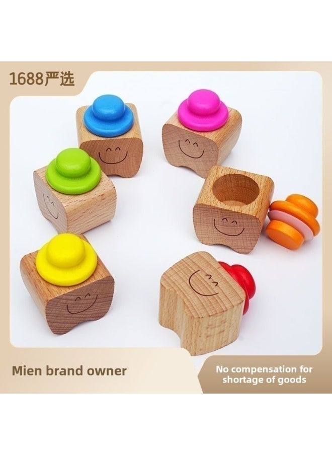 Generic Children's Teeth Box Solid Wood Teeth Storage Box Wooden Collection Box Memorial Box Stomatological Hospital Gift-Color:Black  - Image 4