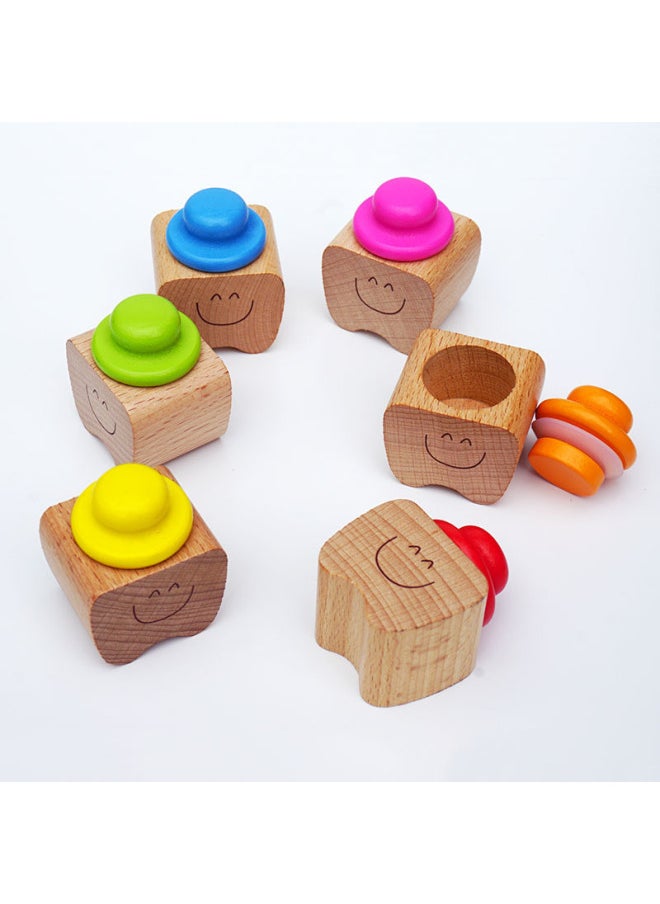 Generic Children's Teeth Box Solid Wood Teeth Storage Box Wooden Collection Box Memorial Box Stomatological Hospital Gift-Color:Black  - Image 3