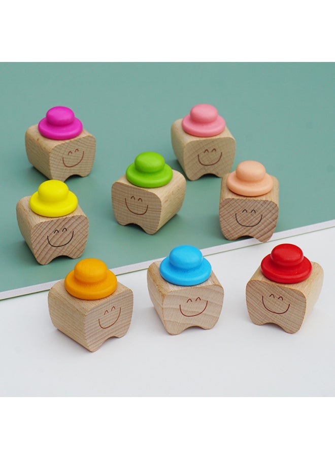 Generic Children's Teeth Box Solid Wood Teeth Storage Box Wooden Collection Box Memorial Box Stomatological Hospital Gift-Color:Black  - Image 2