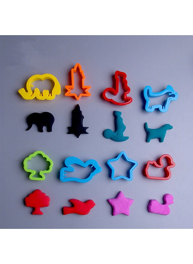 Generic 26 Pieces Play Dough Tools Playdough Accessories Set Various Plastic Molds Rollers Cutters Educational Gift for Children, Random Color  - Image 2