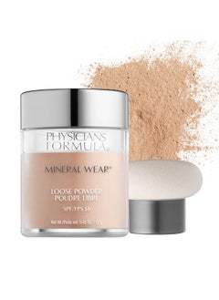 Mineral Wear Talc-Free Loose Powder Creamy Natural, Dermatologist Tested, Clinically Tested