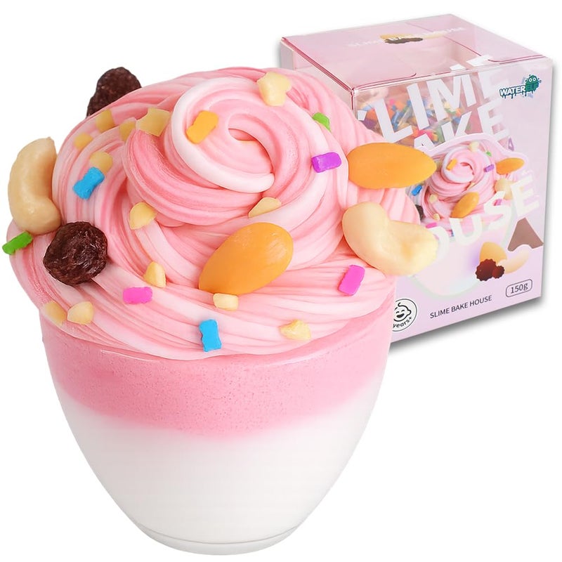 WATERELF Butter Scented Slime for Girls 1012 Big Slime for Kids Boys Party Favor Stress Relief Special Toys for Birthday Present 529 Oz BS002Yogurt Bowl - Image 3