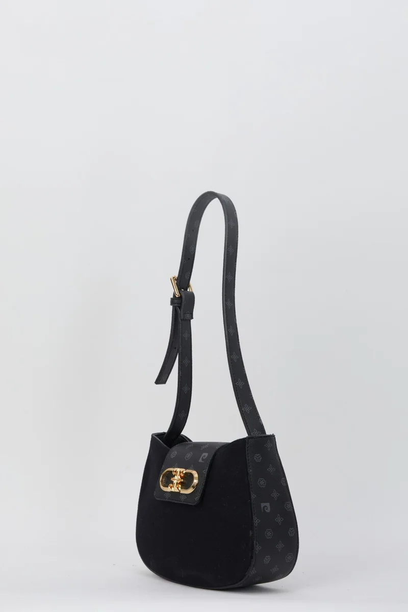 pierre cardin Canvas Black Handbag 05PO24Y1854-KN S