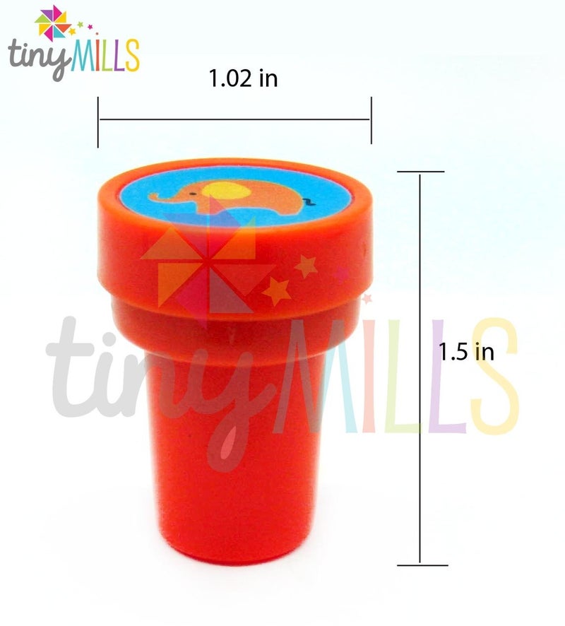 TINYMILLS 50 قطعة طوابع متنوعة للأطفال - هدايا حفلات عيد الميلاد - Image 5