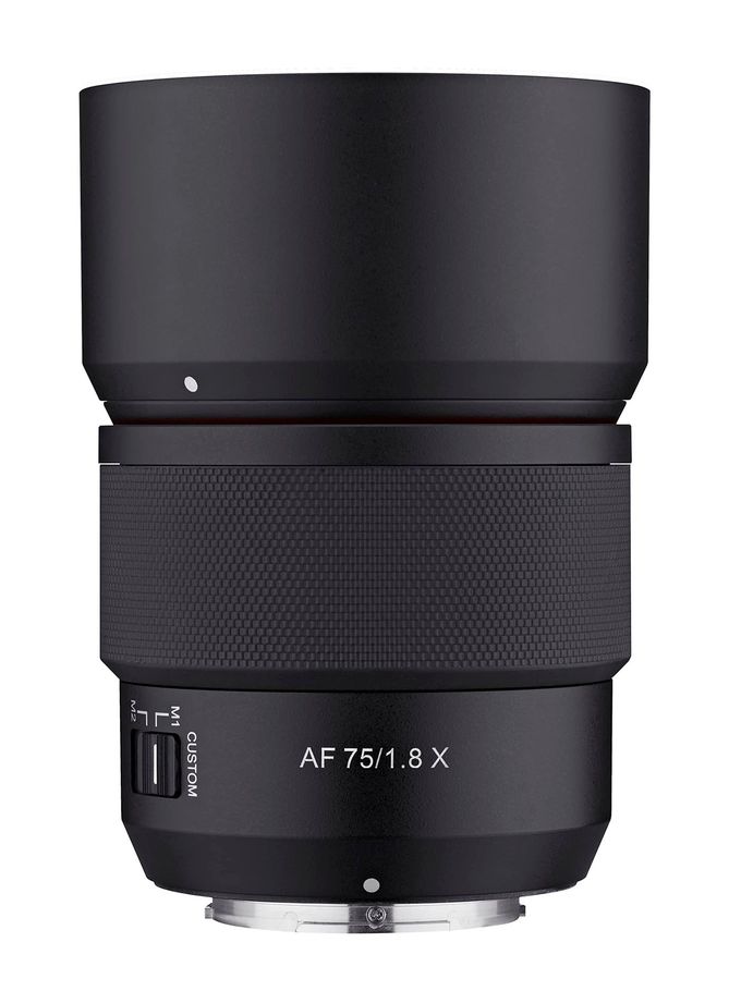 Samyang Af 75Mm F1.8 Compact Telephoto Auto Focus Lens For Fujifilm X Aps-C Mirrorless, Weather-Sealed, Quiet Stm Af, Custom Switch With Preset Aperture, Smooth Bokeh, Lightweight - Image 1