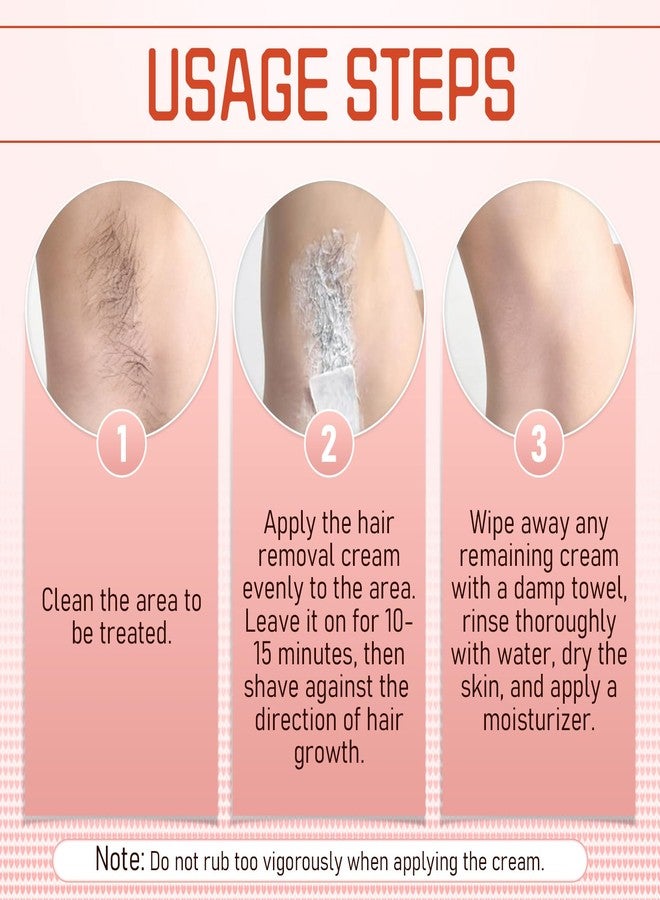 Diehous 2PCS Facial Hair Removal Cream for Women, Professional Depilatory Care Soothing Cream, Upper Lip & Chin Hair Remover for Sensitive Skin - Image 5