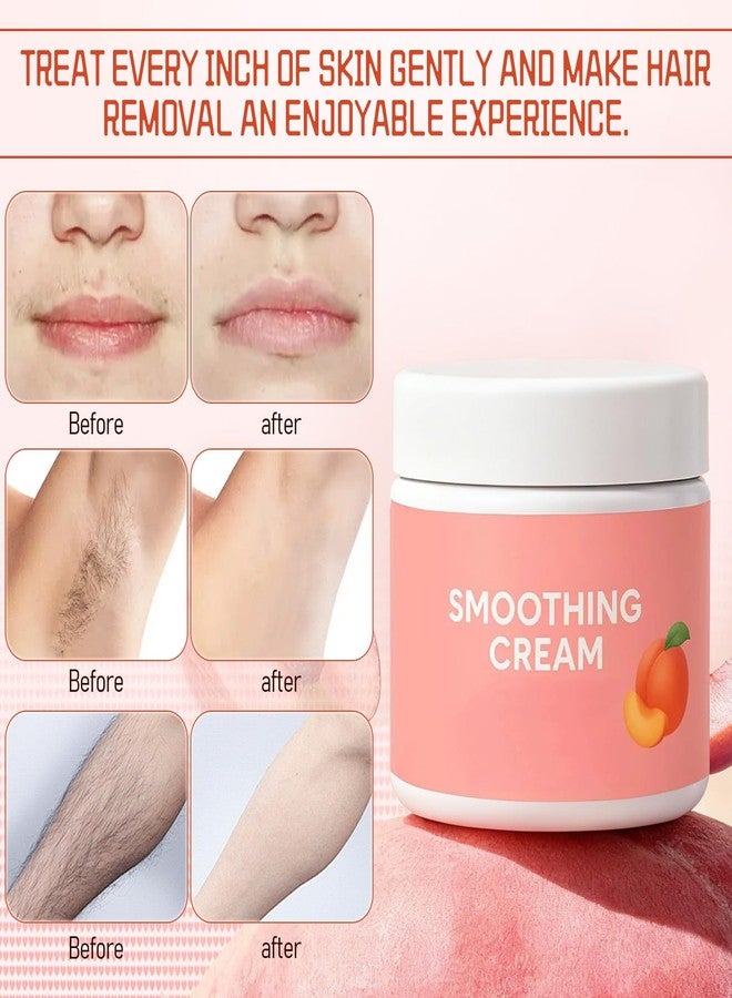 Diehous 2PCS Facial Hair Removal Cream for Women, Professional Depilatory Care Soothing Cream, Upper Lip & Chin Hair Remover for Sensitive Skin - Image 2