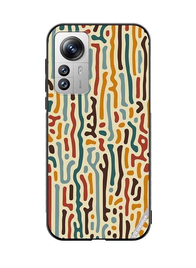 VR CREATIVE Protective Case Cover For Xiaomi 12 Pro Mix Pattern Design Multicolour - Image 1