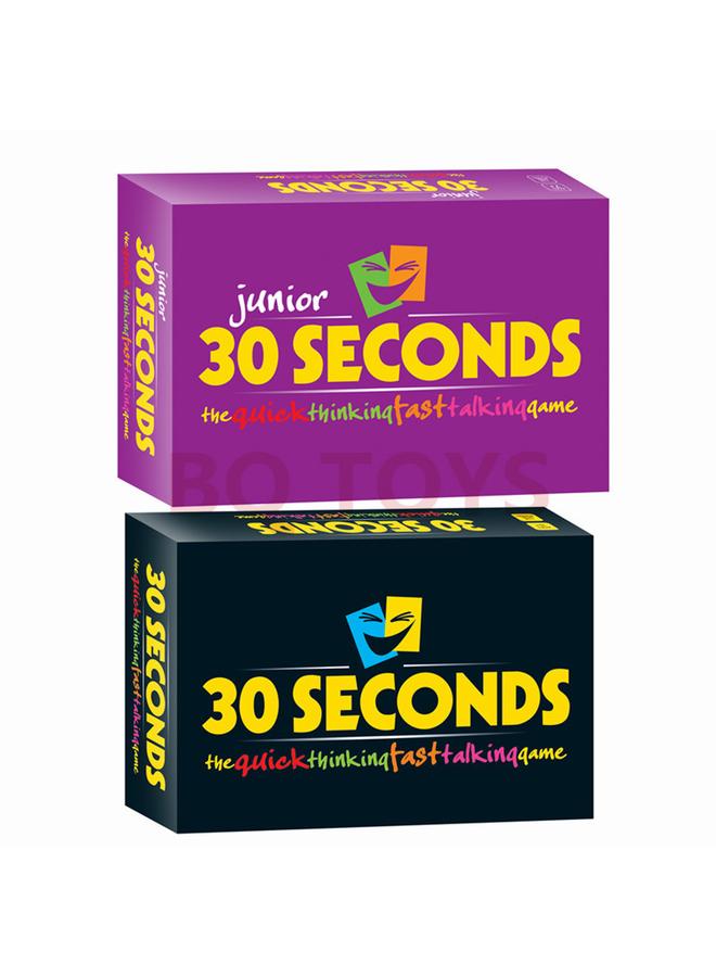 Bluejw Crazy 30 Seconds English Game Card Thinking English Party Board Game English 30 SECONDS GAME - Image 2