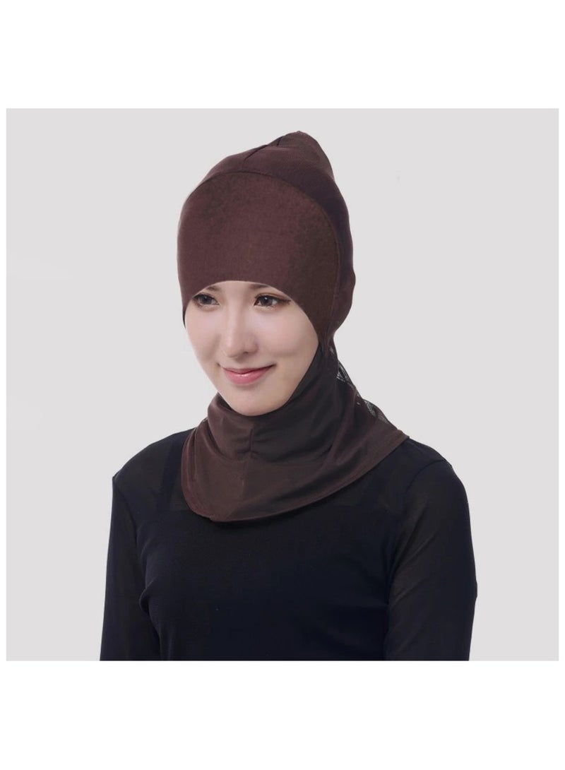 Comfortable Classic Long Scarf Muslimah Turban Cap  - Image 3