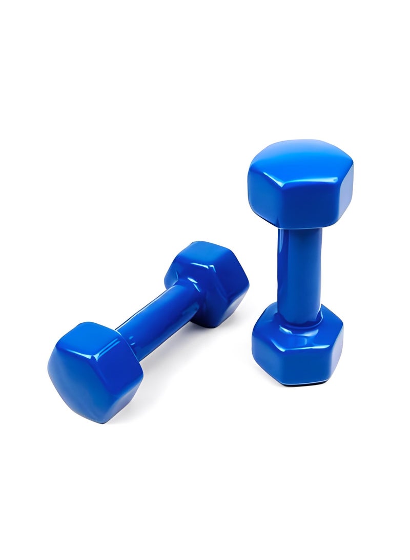 H PRO 2KG Vinyl Dumbbell |Durable Hand Weight for Home and Gym Workouts - Image 2